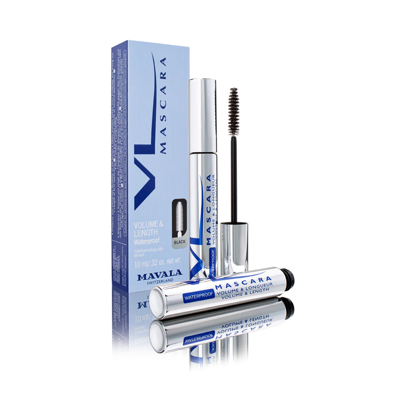 MASCARA VL VOLUME &amp; LENGTH BLACK WATERPROOF 10 ML