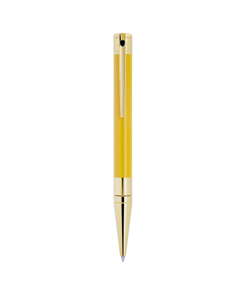 S.T DUPONT LUXURY INITIAL BP PEN YELLOW AND GOLD