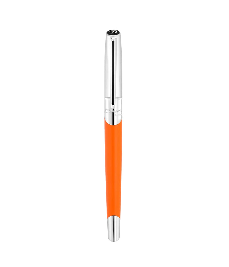 S.T. DUPONT LUXURY RP PEN SILVER/MATT ORANGE