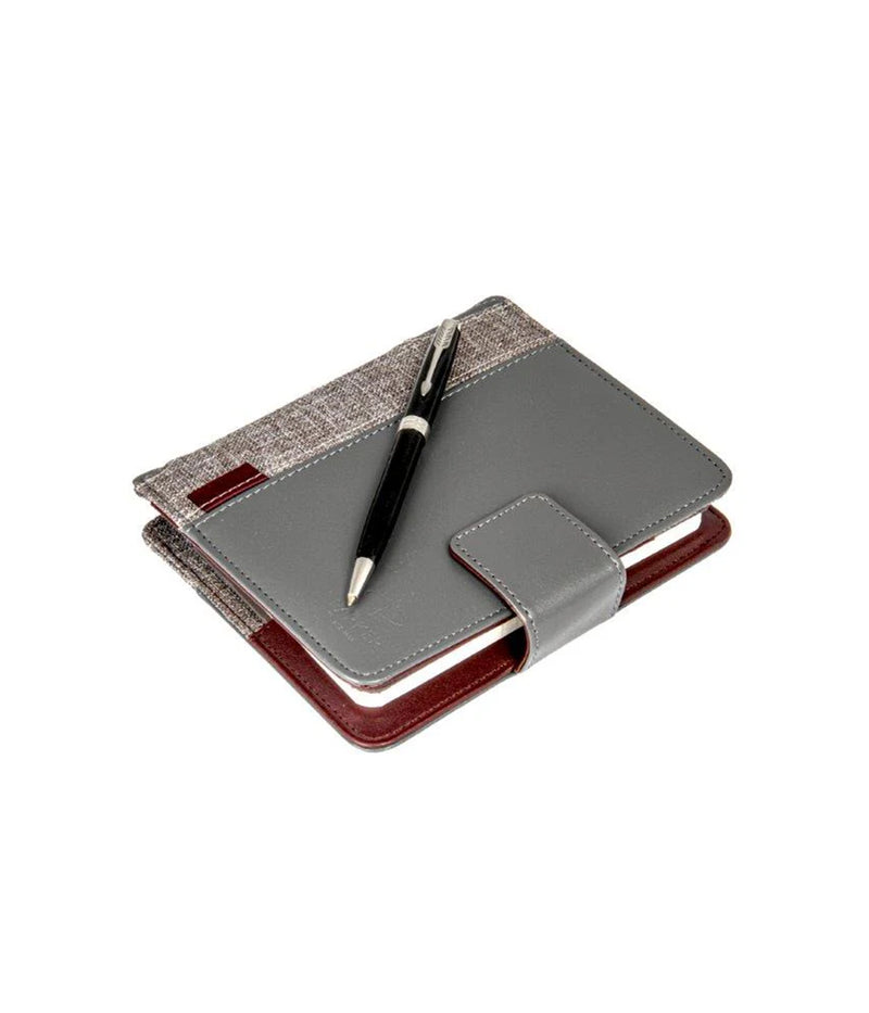 PARKER SONNET SET BALL PEN + LEATHER NOTEBOOK