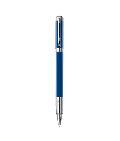 WATERMAN ROLLER BALL PEN PESPECTIVE BLUE *SILVER