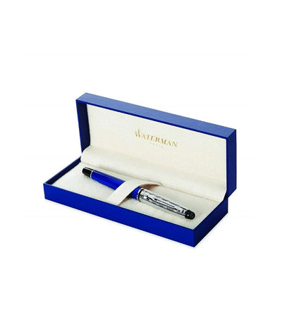 WATERMAN ROLLER BALL PEN EXPERT3 DELUXE BLUE * SILVER