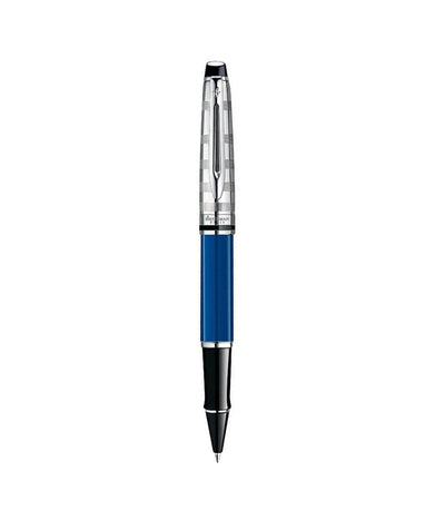 WATERMAN ROLLER BALL PEN EXPERT3 DELUXE BLUE * SILVER