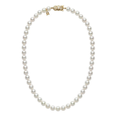 CULTURED PEARL NECKLACE 15 INCH 6M