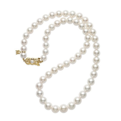 CULTURED PEARL NECKLACE 15 INCH 7MM