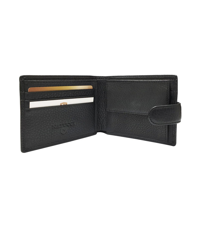 NATUCCI GENUINE LEATHER WALLET BLACK