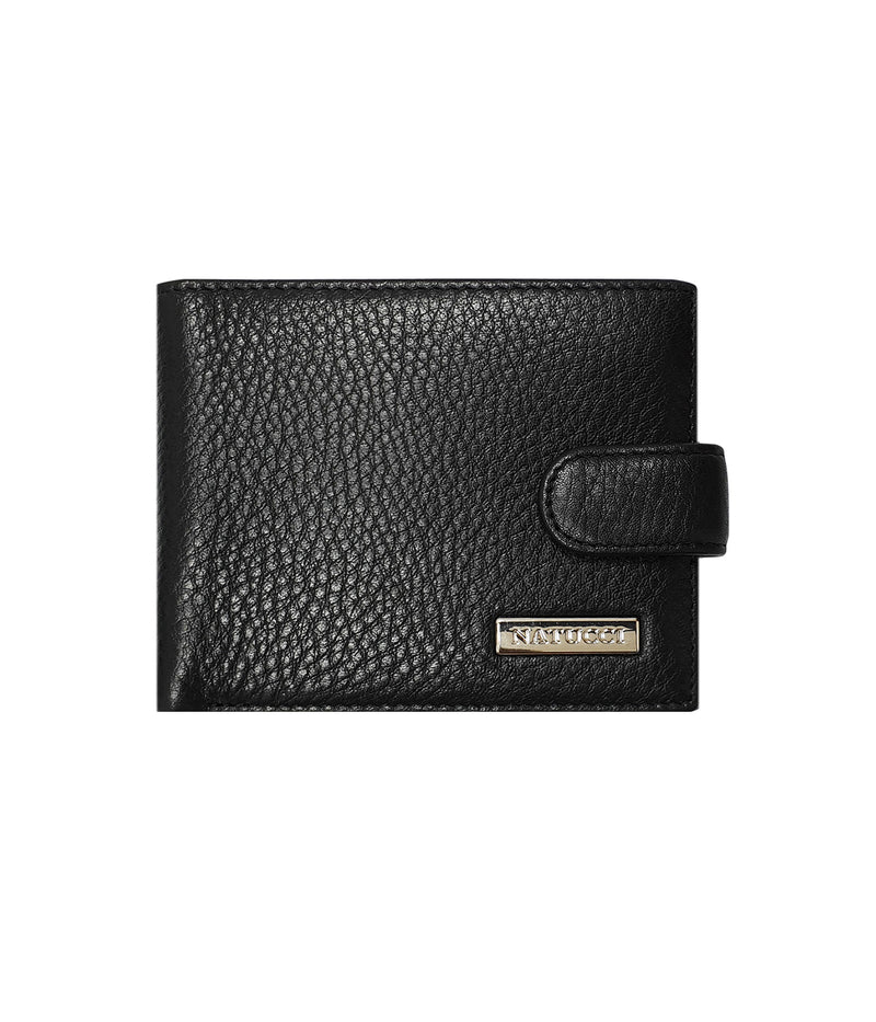 NATUCCI GENUINE LEATHER WALLET BLACK