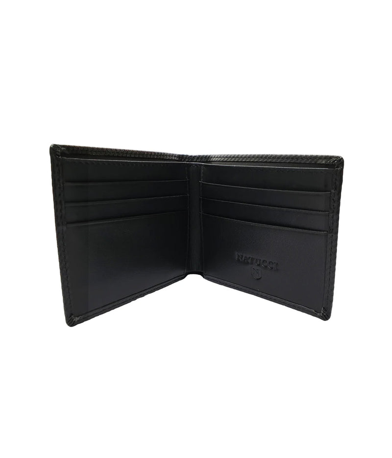 NATUCCI GENUINE LEATHER WALLET BLACK