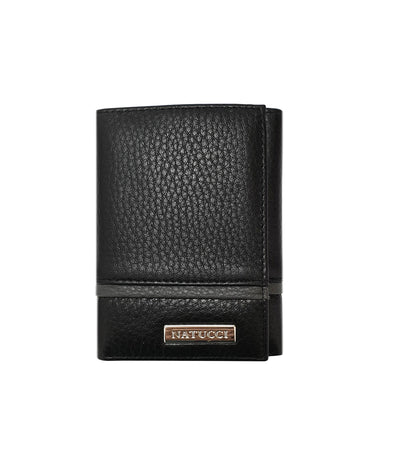 NATUCCI GENUINE LEATHER WALLET BLACK