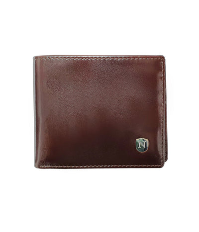 NATUCCI GENUINE LEATHER WALLET DK BROWN