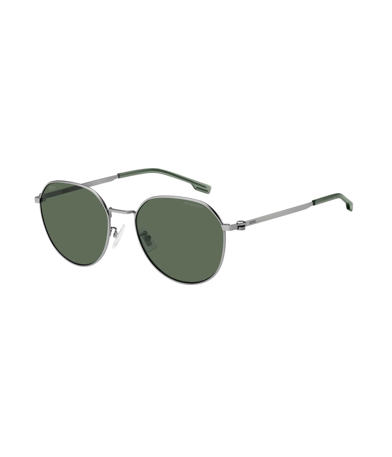 HUGO BOSS SUNGLASSES MATTE RUTHENIUM COLOR