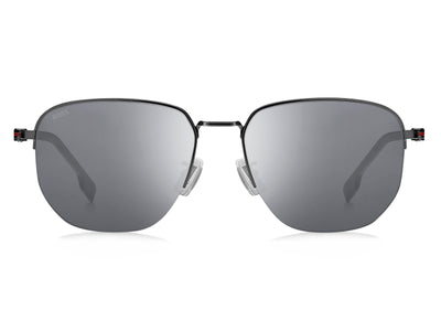 HUGO BOSS SUNGLASSES 2023 MATTE DARK RUTHENIUM