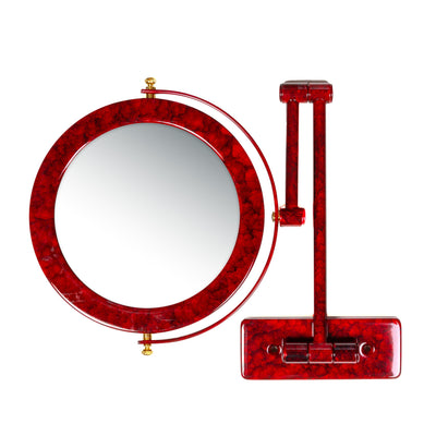 DOUBLE-SIDED ACRYLIC WALL MIRROR RED