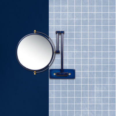 DOUBLE-SIDED ACRYLIC WALL MIRROR BLUE