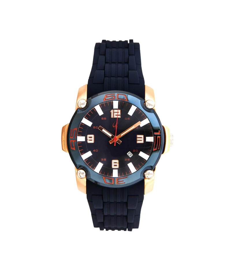 GG QTZ MEN WATCH IPRG/IP BLUE BLUE