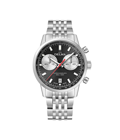 SWISS MADE MAN WATCH CHRONOGRAPH STEEL