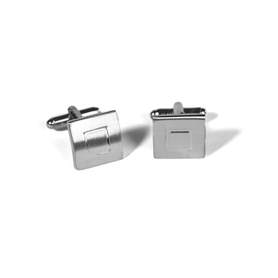 CUFFLINKS RODIUM PLATED SPAIN MADE