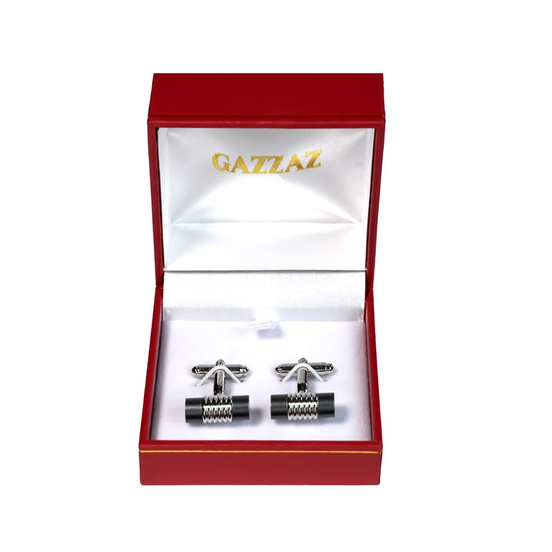 CUFFLINKS RODIUM PLATED SPAIN MADE