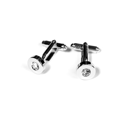 CUFFLINKS RODIUM PLATED SPAIN MADE