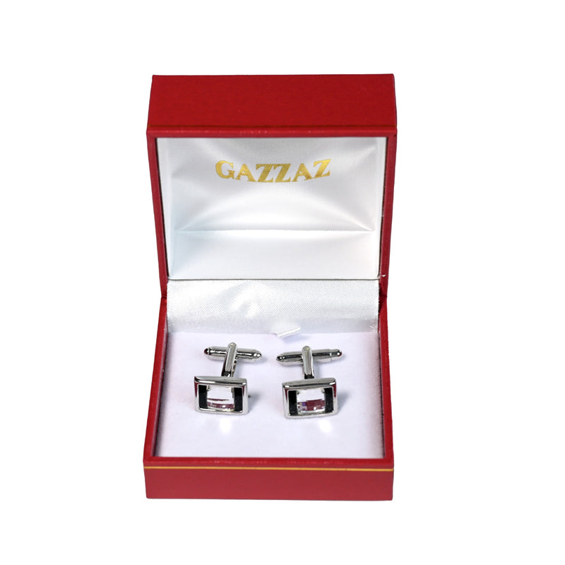 CUFFLINKS RODIUM PLATED SPAIN MADE