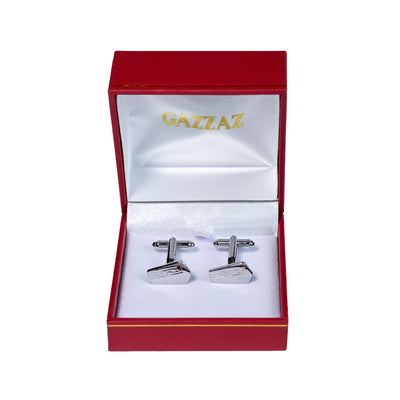 CUFFLINKS RODIUM PLATED SPAIN MADE