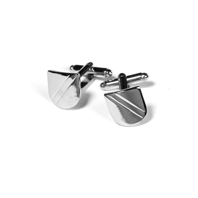 CUFFLINKS RODIUM PLATED SPAIN MADE