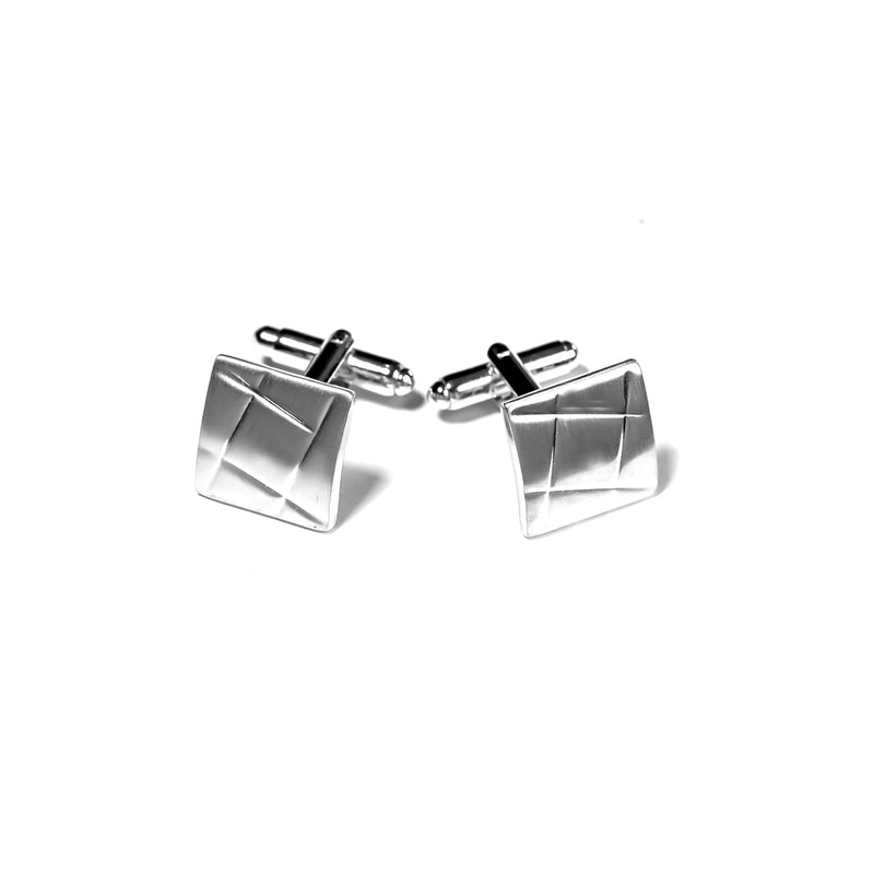 CUFFLINKS RODIUM PLATED SPAIN MADE