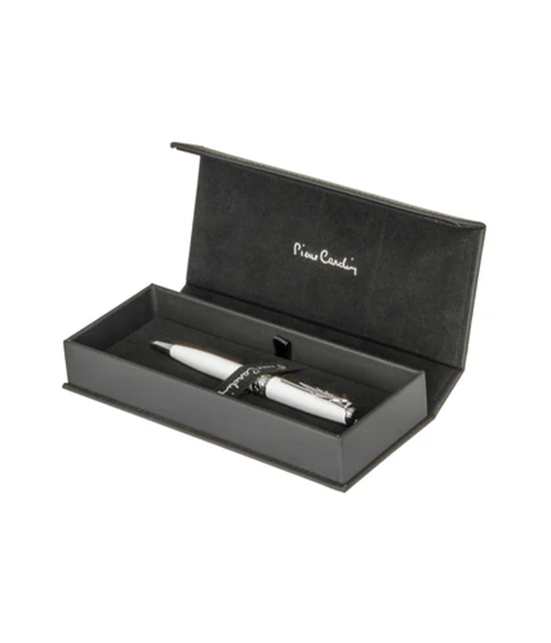 PIERRE CARDIN BALLPOINT PEN WHITE/CHROME