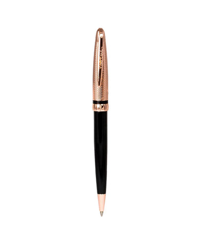 PIERRE CARDIN BALLPOINT PEN RIVA BLACK/ROSE GOLD