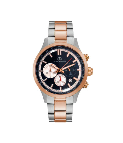 GENTS QTZ WATCH ROSE WHIT D