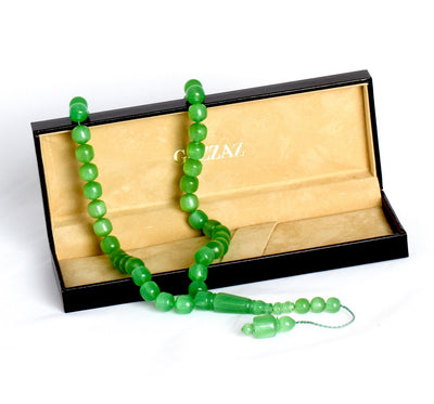 BAKELITE ROSARY MATE GREEN