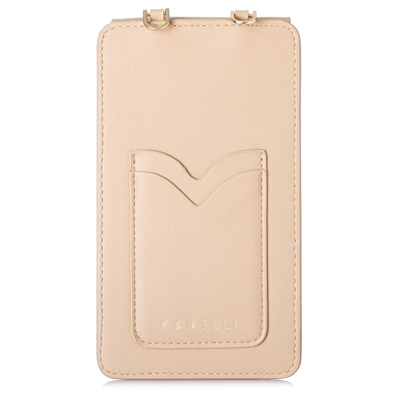 KANELLI PHONE POUCH BEIGE