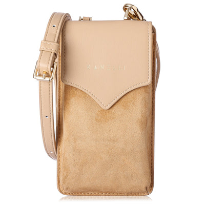 KANELLI PHONE POUCH BEIGE