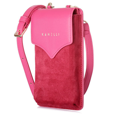 KANELLI PHONE POUCH FUSHIA