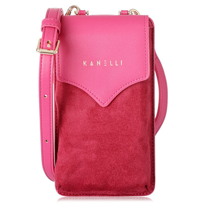 KANELLI PHONE POUCH FUSHIA