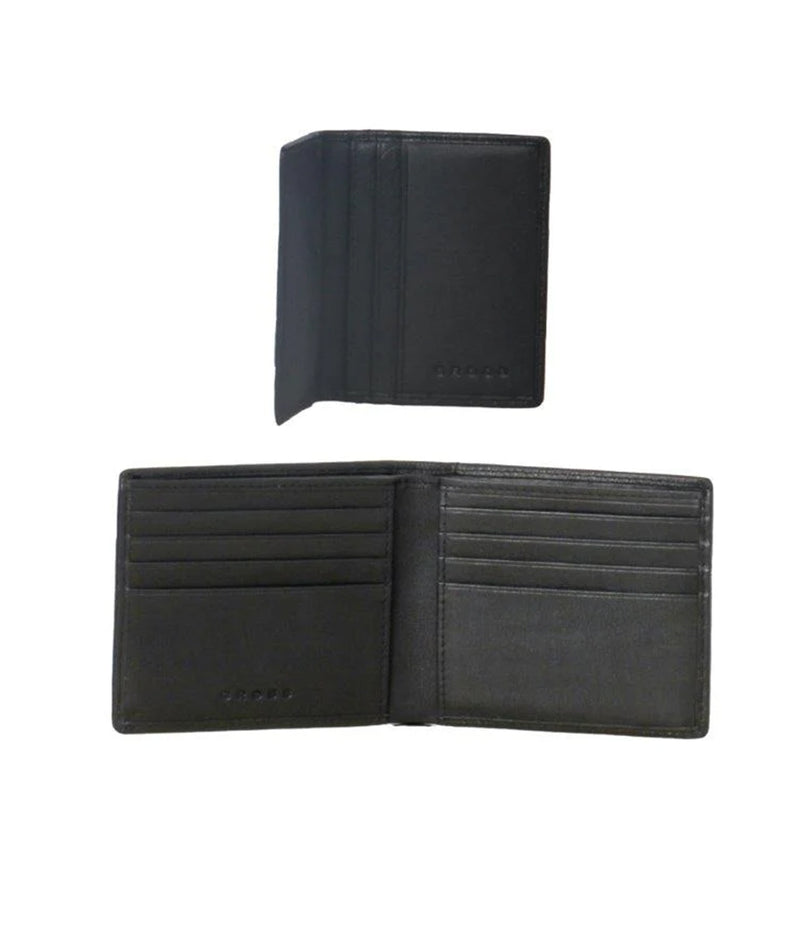 CROSS SET OF SLIM WALLET WITH CARDS INSIDE & CROSS WALLET BLACK COLOR