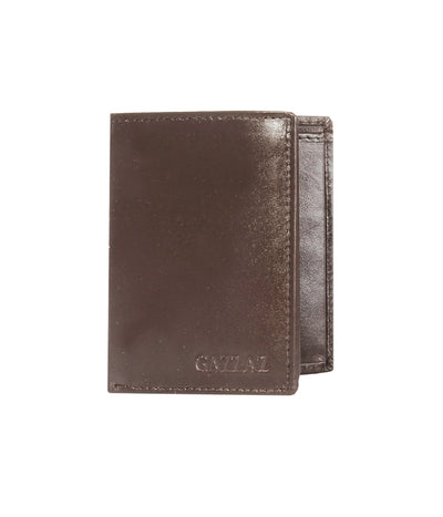 GAZZAZ LEATHER WALLET BRWON