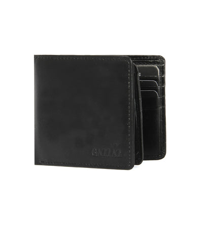 GAZZAZ LEATHER WALLET BLACK