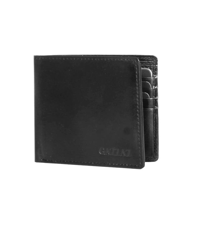 GAZZAZ LEATHER WALLET BLACK