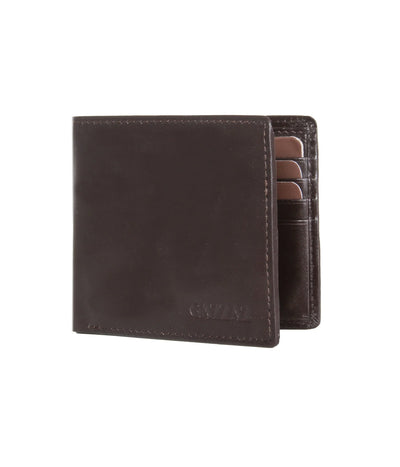 GAZZAZLEATHER WALLET BROWN