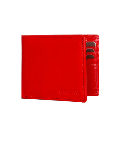 GAZZAZ LEATHER WALLET RED