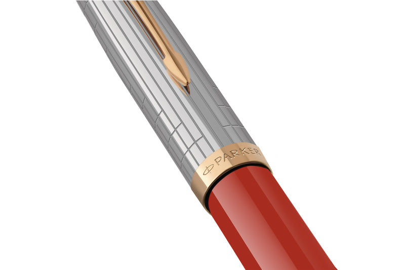 PARKER 51 PREMIUM RED GT FOUNTAIN PEN