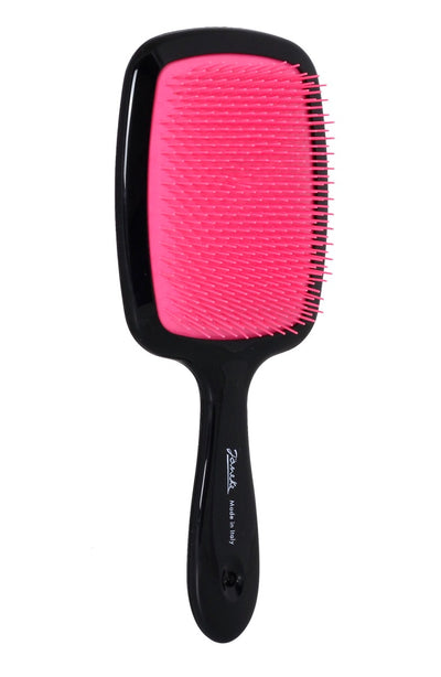 JANEKE HAIR BRUSH WITH SOFT TIPS BLACK & PINK