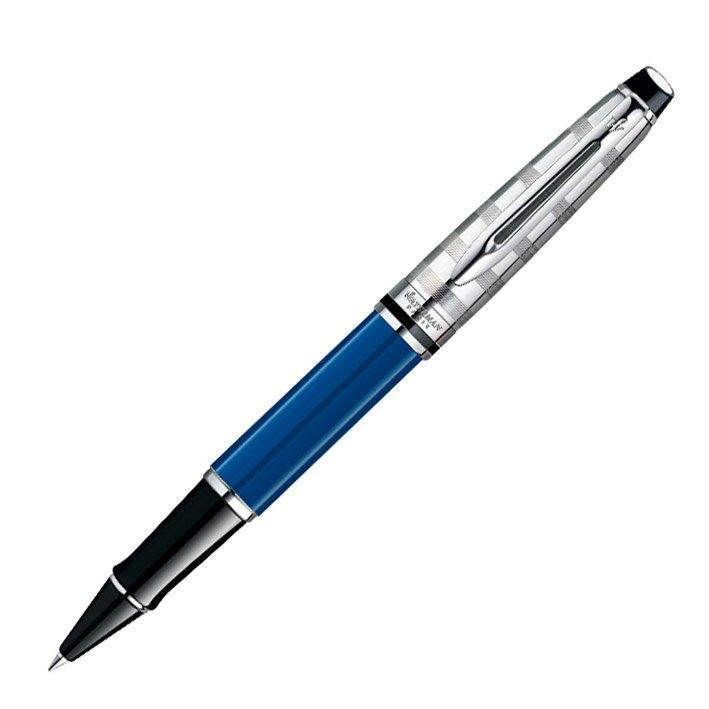 WATERMAN ROLLER BALL PEN EXPERT3 DELUXE BLUE * SILVER