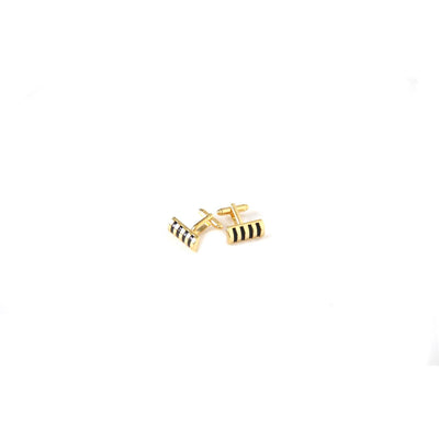 SPANISH GAZZAZ CUFFLINKS GOLD / BLACK