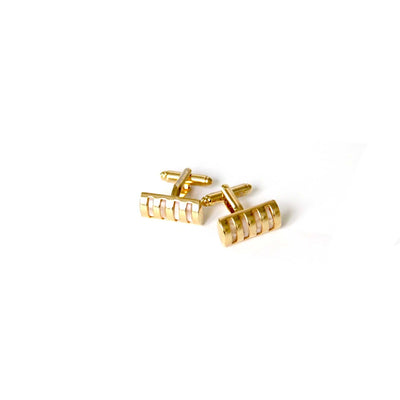 SPANISH GAZZAZ CUFFLINKS GOLD/PEARL