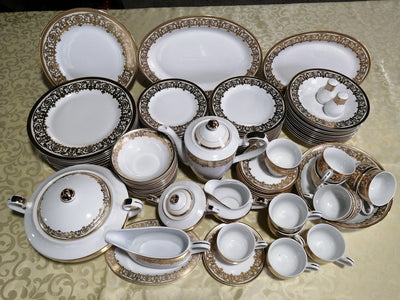 FINE PORCELAIN 98PCS DINNER SET