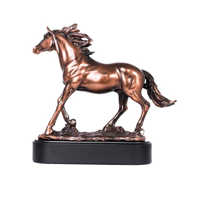 POLYRESIN HORSE STALLION 14 W