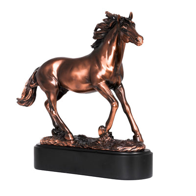 POLYRESIN HORSE STALLION 14 W