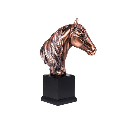 POLYRESIN HORSE HEAD 7 W